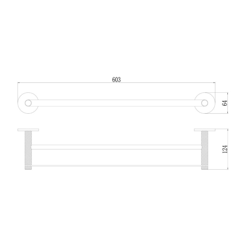 Полотенцедержатель Savol S-002148C, матовое золото