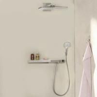 Смеситель для душа, Hansgrohe, ShowerTablet Select, тип регулирования воды-термостатический картридж, тип установки-встраиваемый, комплектация-2 независимых выхода, цвет-хром, регулируемое ограничение температуры Смеситель для душа, Hansgrohe, ShowerTablet Select, тип регулирования воды-термостатический картридж, тип установки-встраиваемый, комплектация-2 независимых выхода, цвет-хром, регулируемое ограничение температуры