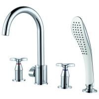 Смеситель на борт ванны D&K Goethe Hessen DA1384941 Хром