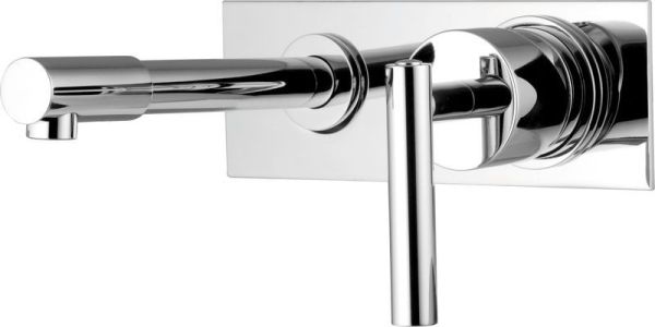 Mariner Energy, смеситель для раковины из стены с донным клапаном "click clack", цвет хром