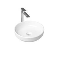 Комплект 2 в 1 Lavinia Boho Bathroom Sink Slim 21510089, накладная фарфоровая раковина 40 см, смеситель