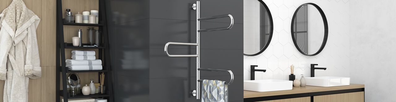 Электрический полотенцесушитель СТИЛЬЕ "Формат 50 ПВ" 830х535 (3 П) 21 (Без покрытия)