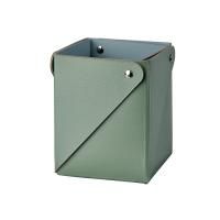 ADJ Коробочка MIU для чайных пакетов, 7x7xH8 см., цвет: эвкалипт/небесный