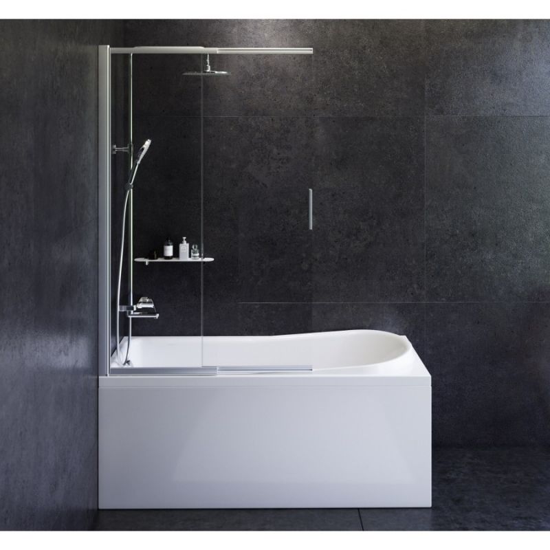 Комплект акриловой ванны со шторкой и душевой системой AM.PM Like 170x70 W80ASET-170SL без гидромассажа Комплект акриловой ванны со шторкой и душевой системой AM.PM Like 170x70 W80ASET-170SL без гидромассажа