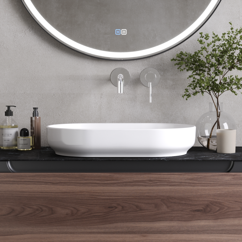 Раковина накладная керамическая CZR-6594, артикул CZR-6594