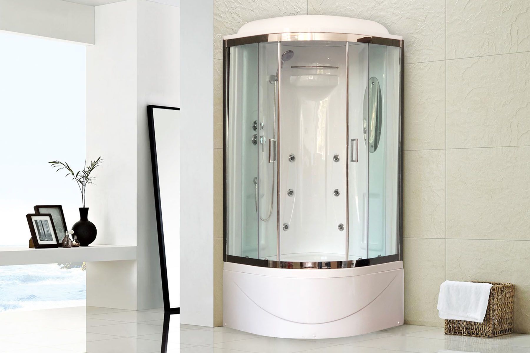 Душевая кабина Royal Bath RB 90BK2-T-CH (прозрачное) Душевая кабина Royal Bath RB 90BK2-T-CH (прозрачное)