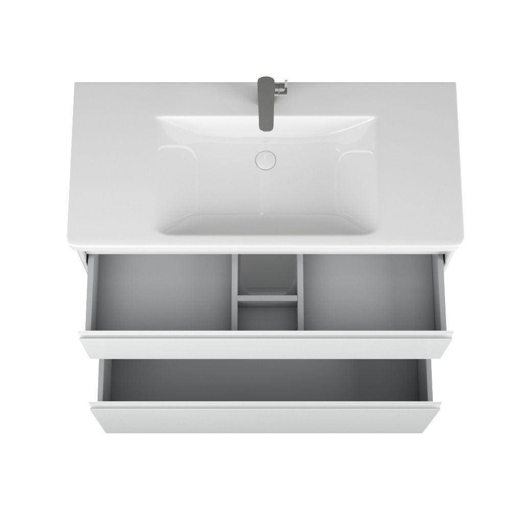 Тумба Malaren 100, 2 ящика, белая