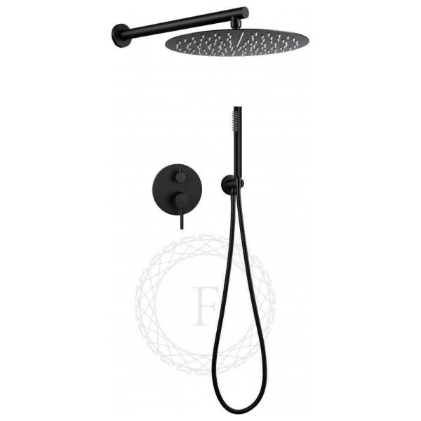 Душевая система встраиваемая FILARETE Roun FL1023BL, черный