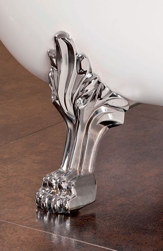 Акриловая ванна Radomir Леоннеса 1 175х80 1-01-2-0-1-138 Белая с ножками хром