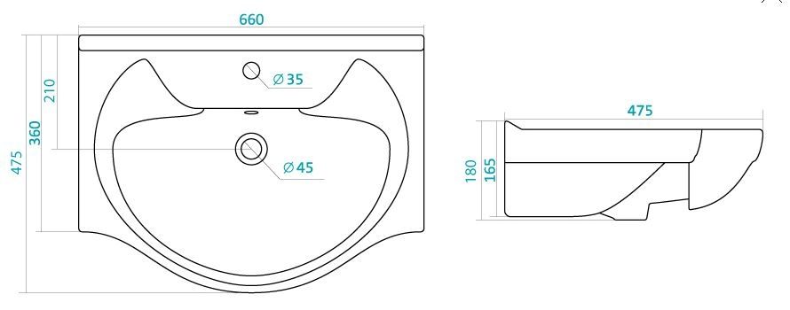 Умывальник Байкал 65