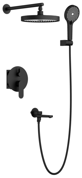 Душевая система встраиваемая BELZ B80713-7, черный