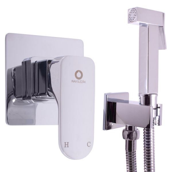 Гигиенический душ со смесителем Rav Slezak YUKON YU142/1, хром