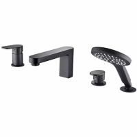 Смеситель на борт ванны WasserKRAFT Elbе 7455 Черный