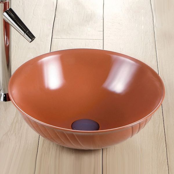 Раковина Melana 38 MLN-T4029-B15 Коричневая