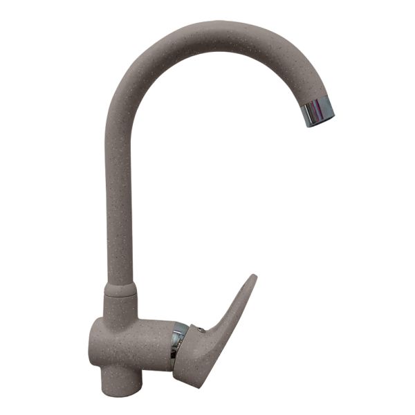 Смеситель для кухни GranFest 3023, серый