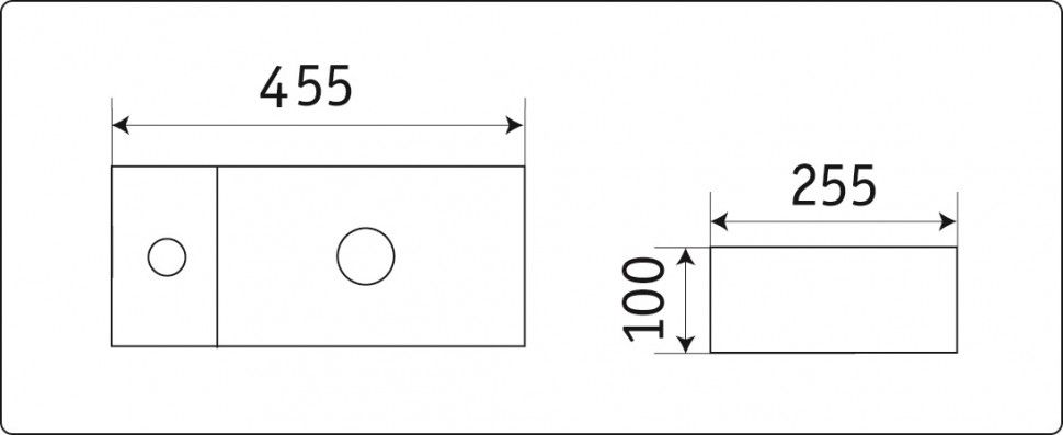 Умывальник CeramaLux 9032C Умывальник CeramaLux 9032C