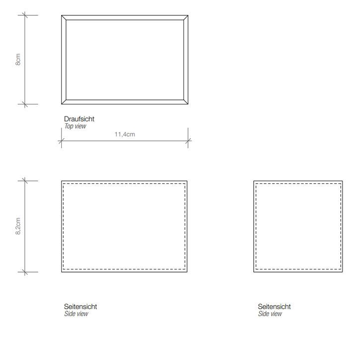 Decor Walther Brownie UB Универсальная коробка 11.5x8см, цвет: черная кожа ЗАКАЗ ПО ЗАПРОСУ, артикул 0931260