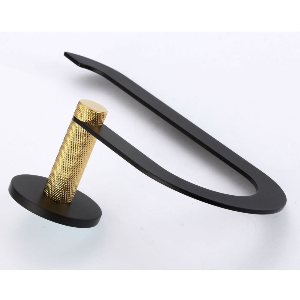 Полотенцедержатель Savol S-002163HB, черный/золото