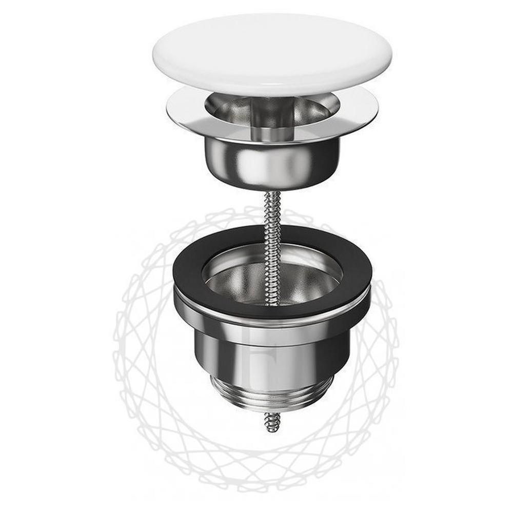 Донный клапан для раковины FILARETE FL75CR, хром, артикул FL75CR