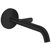 AX One Смеситель для раковины Select, встраиваемый, излив 220 мм, (внешняя часть), цвет: матовый черный AX One Смеситель для раковины Select, встраиваемый, излив 220 мм, (внешняя часть), цвет: матовый черный