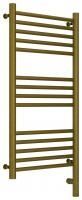 Полотенцесушитель электрический "БОГЕМА 3.0" прямая 800х400 / МЭМ правый (Состаренная бронза)