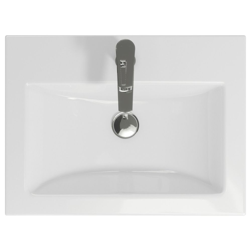 Раковина VIANT COMO 60 Cersanit белая (S-UM-COM60/1-w), артикул .S-UM-COM60/1-w