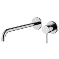 FIMA|Carlo Frattini SPILLO UP Смеситель для раковины встраиваемый, однорычажный, излив 250 мм., внешняя часть, цвет хром FIMA|Carlo Frattini SPILLO UP Смеситель для раковины встраиваемый, однорычажный, излив 250 мм., внешняя часть, цвет хром