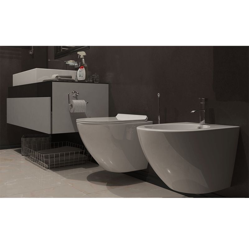 Биде Timo Kulo TK-404 подвесное Белое, артикул TK-404