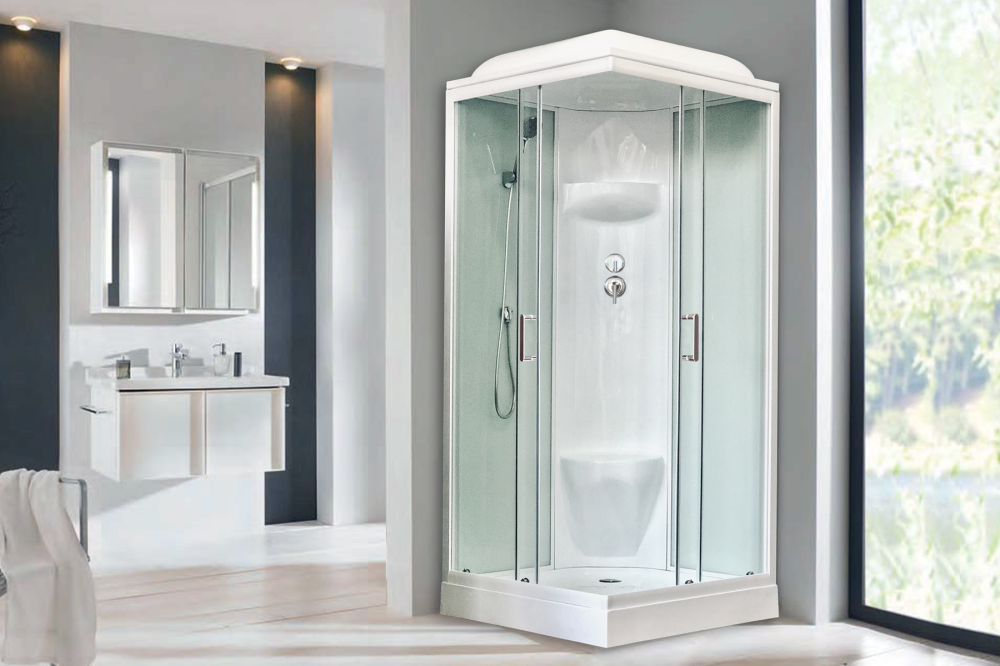 Душевая кабина Royal Bath  RB 80HP6-WT (белое/прозрачное), артикул RB80HP6-WT