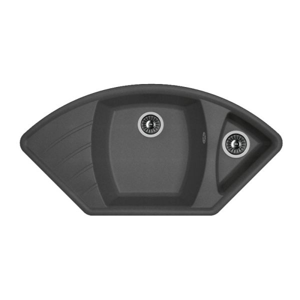Кухонная мойка Dr. Gans ГАБИ 25.050.E1015.411, графит