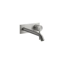 GESSI 316 Встраиваемый смеситель с изливом 200-170мм (внешние части), цвет: steel brushed