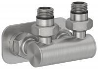 Модуль 2х1/2" угловой EU50 (Сатин) Модуль 2х1/2" угловой EU50 (Сатин)