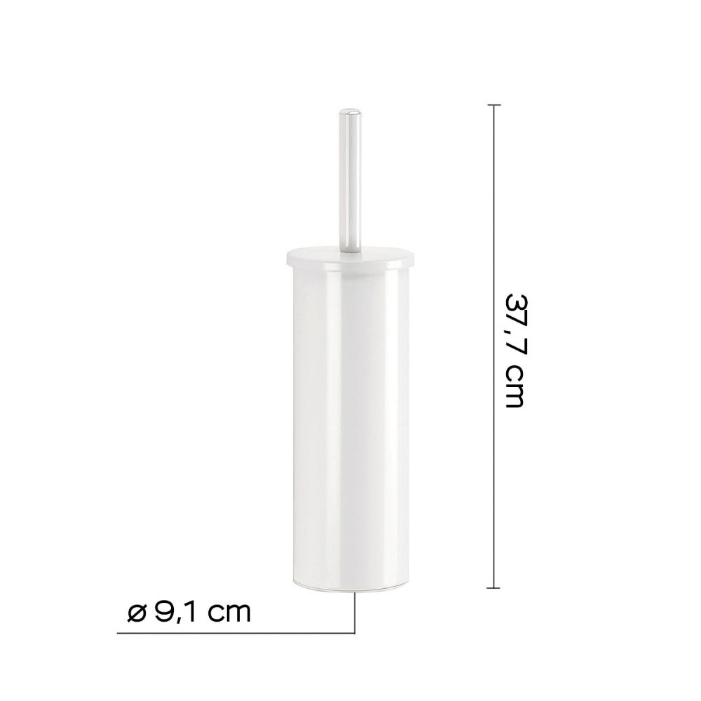 Gedy Flip, напольный металлический ёрш, цвет белый матовый, артикул 5233(22)