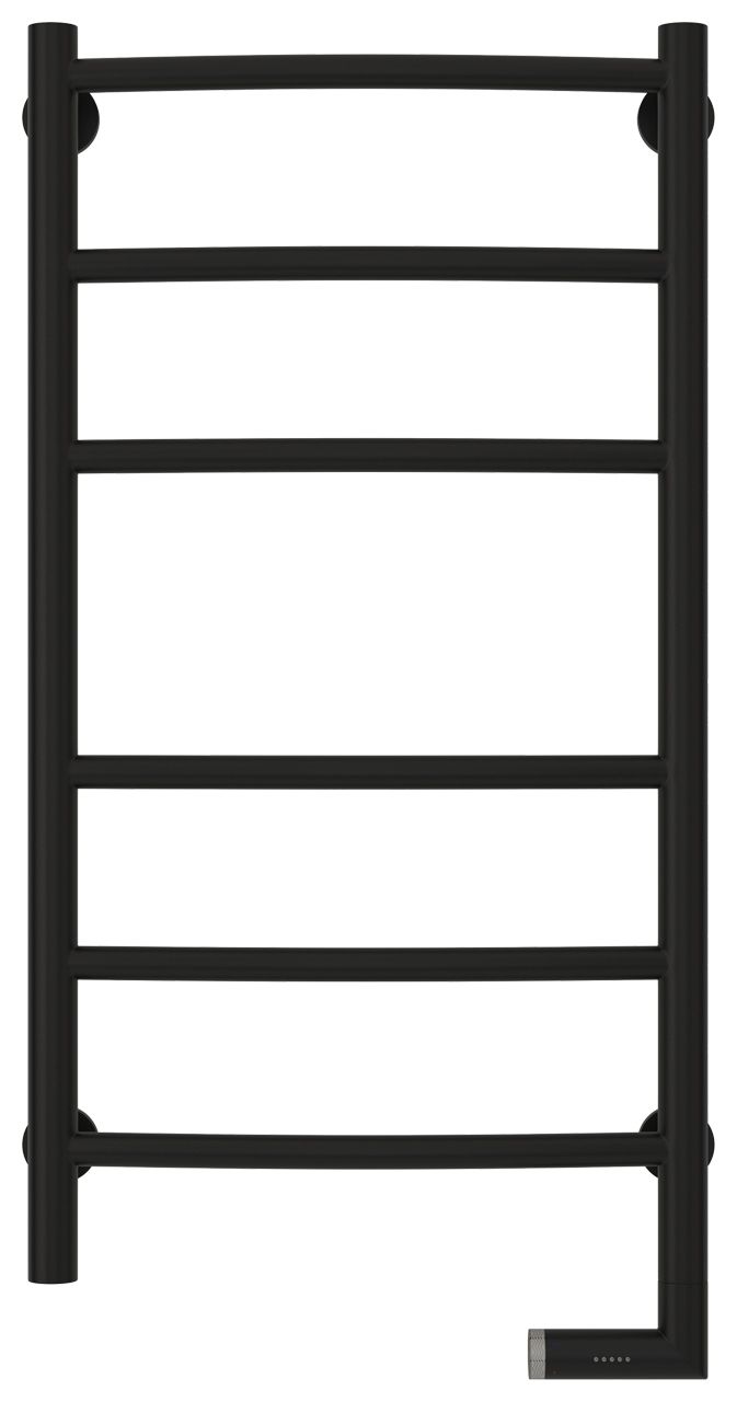 Полотенцесушитель электрический "ГАЛАНТ 2.0" 800х400 / МЭМ правый (Матовый Чёрный)