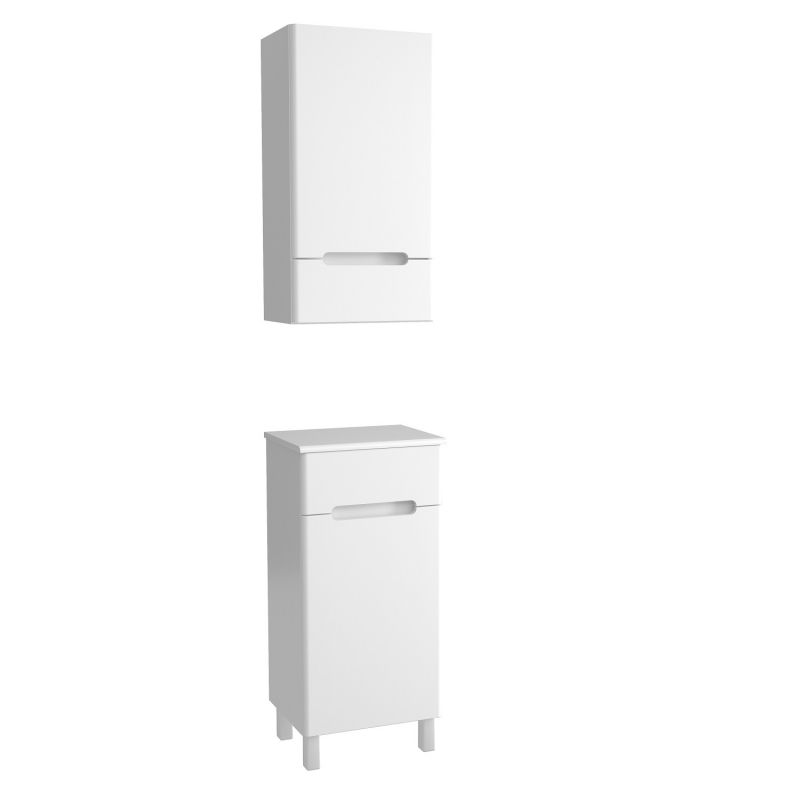 Тумба Runo Парма 40 R 4620750029159 Белый Тумба Runo Парма 40 R 4620750029159 Белый