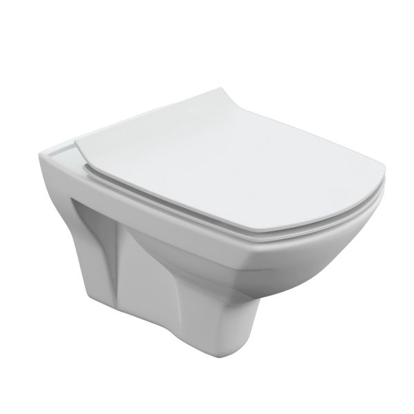 Подвесной унитаз Cersanit CARINA XL Clean On DPL EO slim (S-MZ-CARINA-XL-COn-S-DL-w)