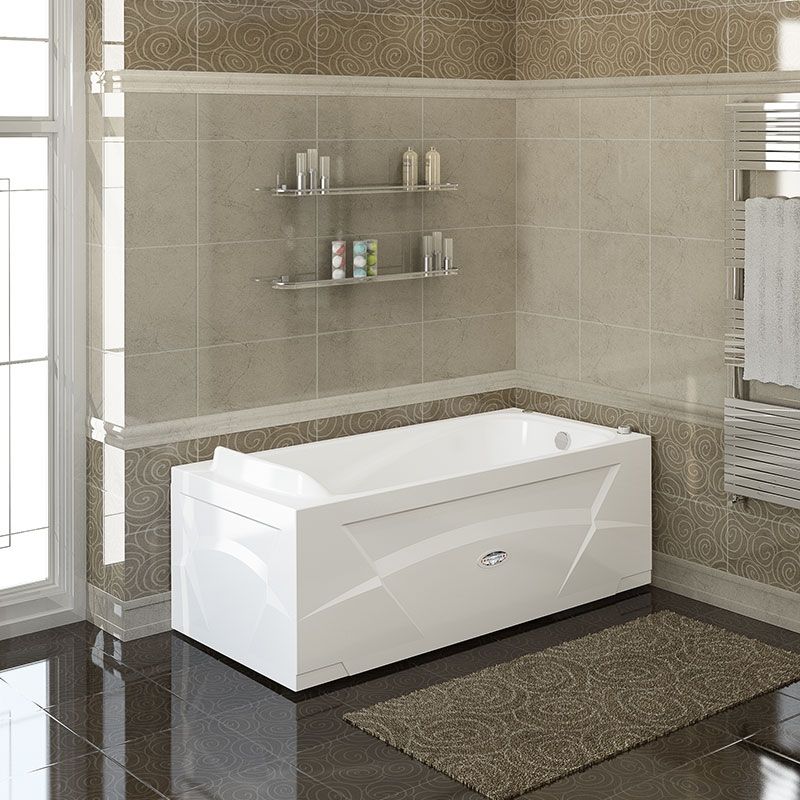 Акриловая ванна Radomir Vannesa Роза 170х77 2-01-0-0-1-208 Белая без гидромассажа