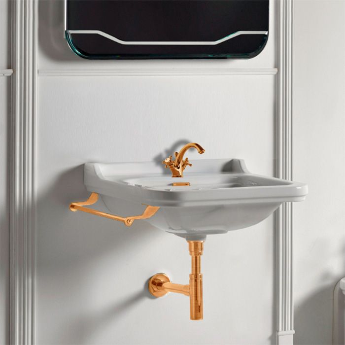 Kerasan Waldorf Заглушка для перелива, цвет золото