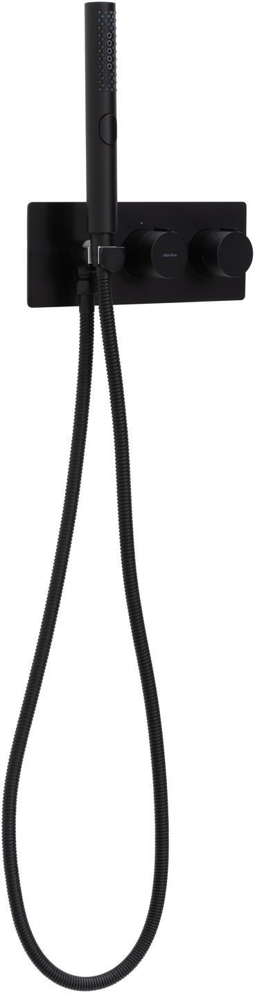 Смеситель для ванны Allen Brau Liberty 5.33009-31 (с внутренней частью, 2 хода) черный матовый, артикул 5.33009-31