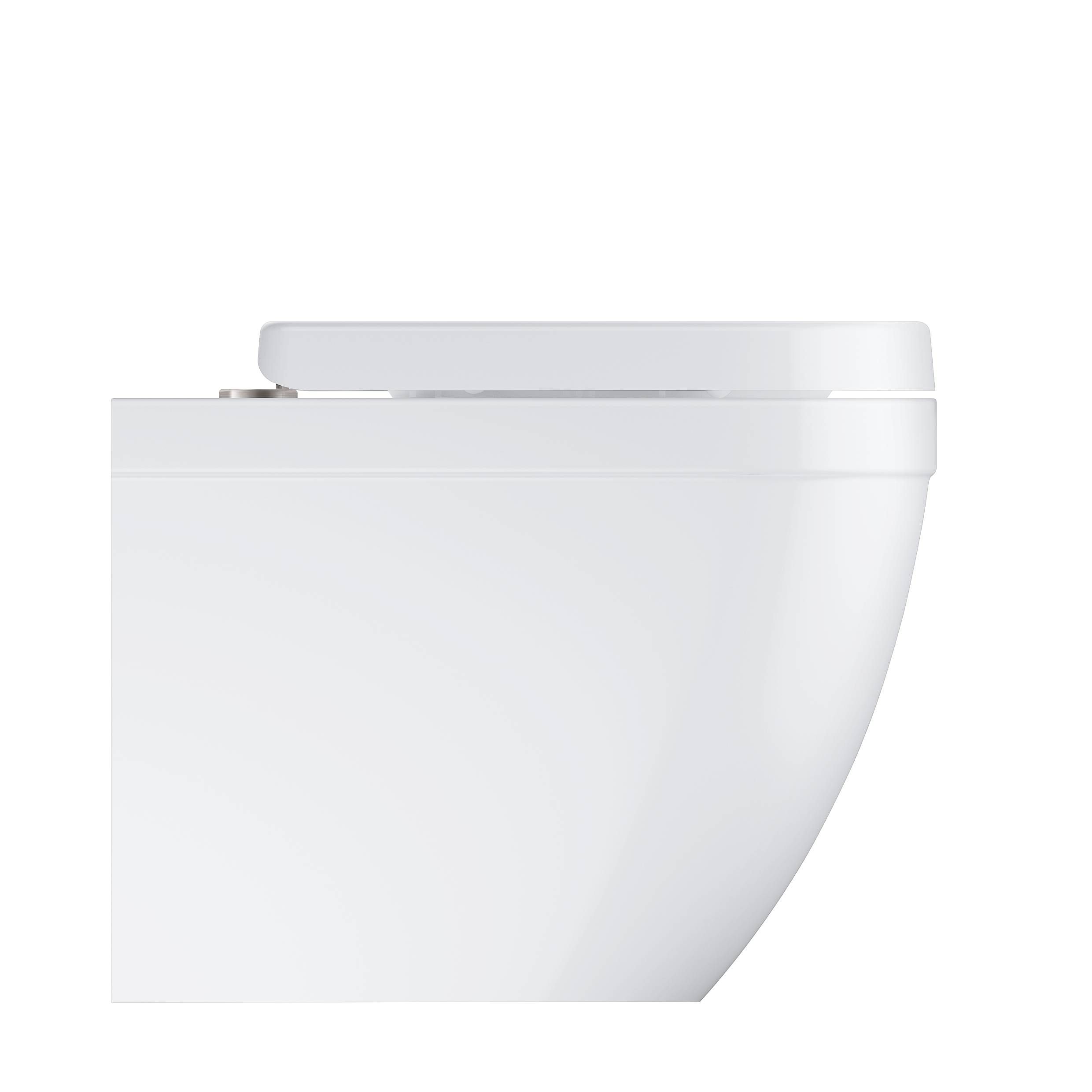 Унитаз напольный приставной безободковый GROHE Euro Ceramic (без сиденья), альпин-белый (39339000) Унитаз напольный приставной безободковый GROHE Euro Ceramic (без сиденья), альпин-белый (39339000)