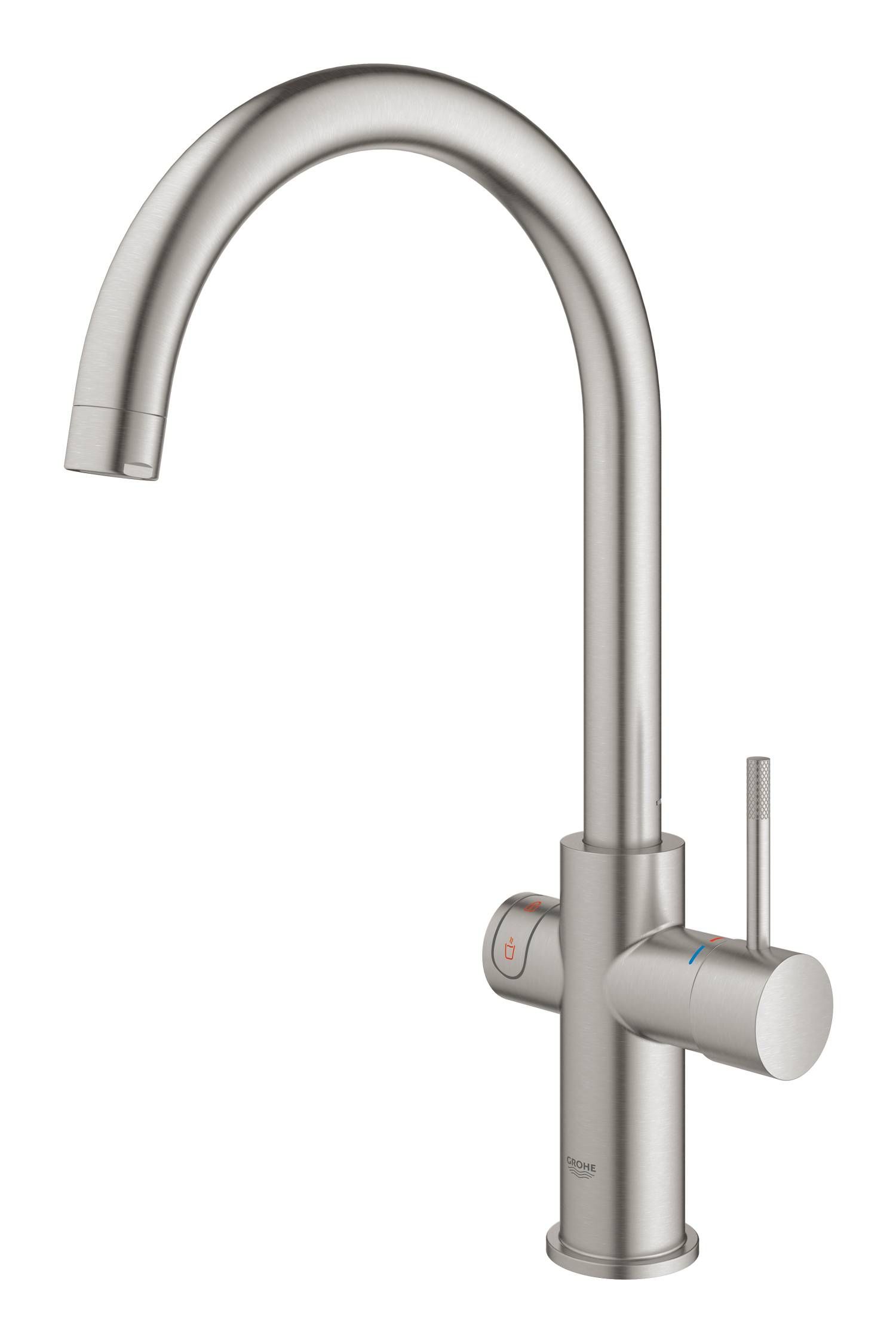 Смеситель для кухни GROHE Red Duo, бойлер L-size, суперсталь, (30079DC1) Смеситель для кухни GROHE Red Duo, бойлер L-size, суперсталь, (30079DC1)