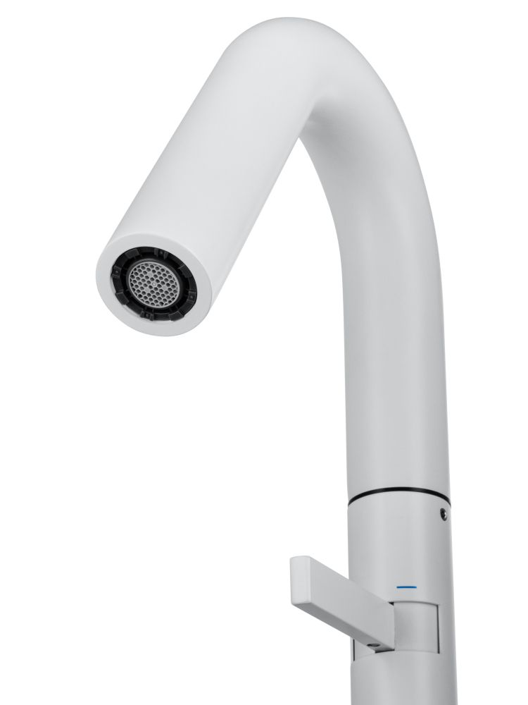 Смеситель для раковины высокий WONZON & WOGHAND, Белый матовый (WW-6068-MW)