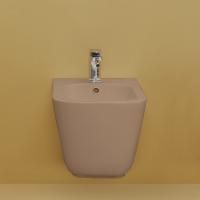 Kerasan Tribeca Биде подвесное 55см, c 1 отв под смеситель, c креплением WB9N, цвет: Bruno matt