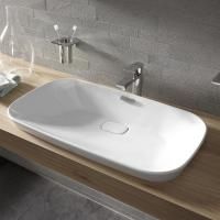 TOTO NEOREST Раковина 596x397x173(50) мм, полувстраив, без отв. под смеситель, с переливом,с декорат керамической накладкой, CeFiONtect цвет:бел TOTO NEOREST Раковина 596x397x173(50) мм, полувстраив, без отв. под смеситель, с переливом,с декорат керамической накладкой, CeFiONtect цвет:бел