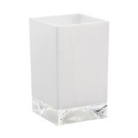 Стакан, Laufen, Kartell by, одинарный, ширина, мм-70, глубина, мм-70, высота, мм-120, тип установки-настольный (свободностоящий), материал стакана-пластик, цвет-плотный белый