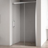 Душевая дверь в нишу Cezares Duet Soft DUET SOFT-BF-1-110-C-Cr профиль Хром стекло прозрачное