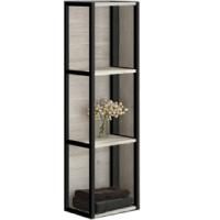 Шкаф полупенал Comforty Дюссельдорф 35М 4148024 подвесной Дуб дымчатый