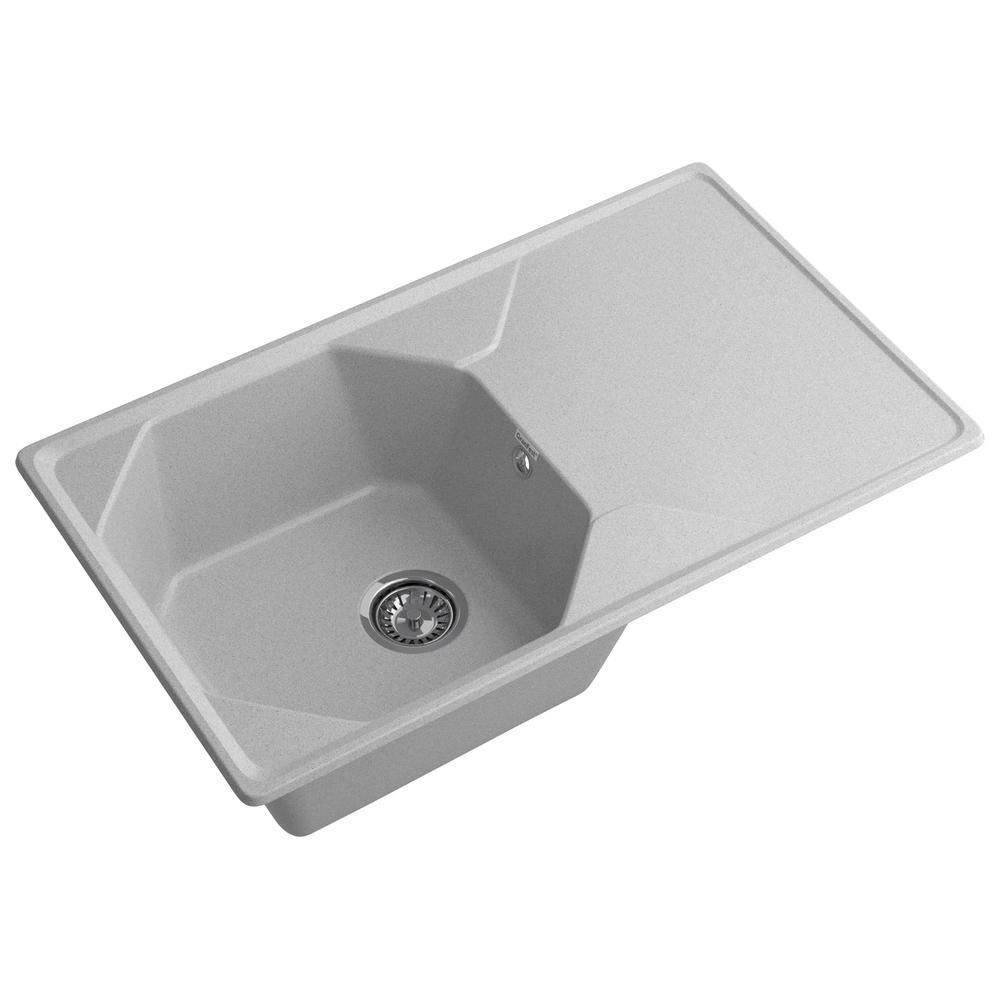 Кухонная мойка GranFest UNIQUE 840L, серый, артикул U-840L серый