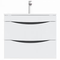 Тумба с раковиной Iddis Cloud 60 подвесная Белая