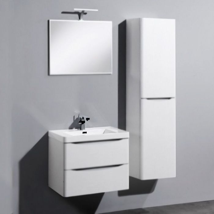 Тумба под раковину BelBagno Ancona-N 60 ANCONA-N-600-2C-SO-BL подвесная Bianco lucido Тумба под раковину BelBagno Ancona-N 60 ANCONA-N-600-2C-SO-BL подвесная Bianco lucido